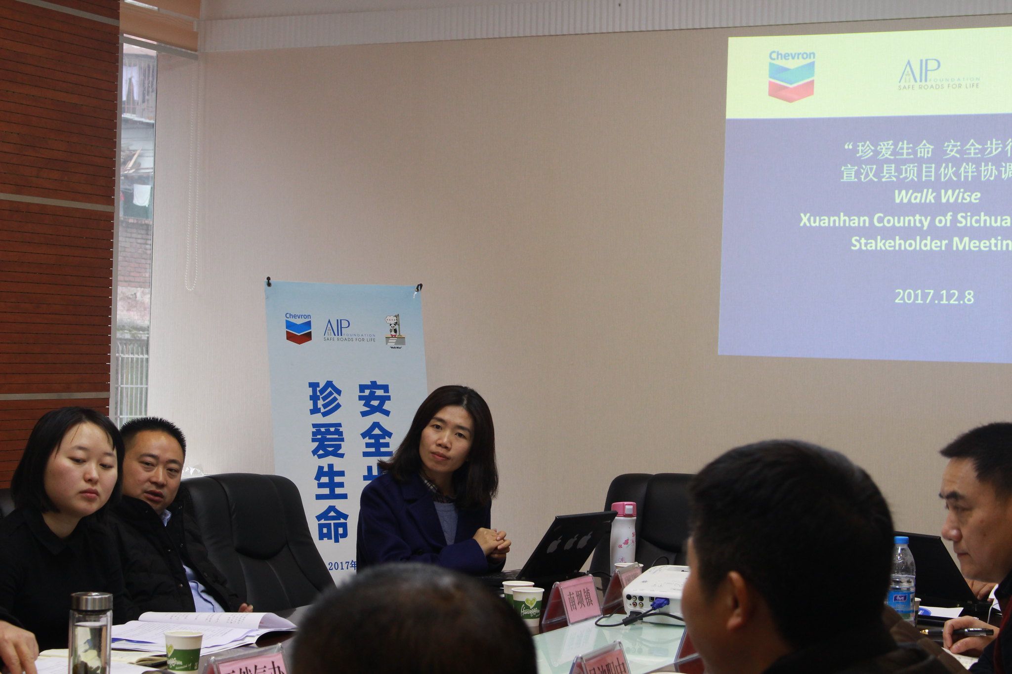 Stakeholders gather to plan the expansion of Walk Wise into Nanhba Township.