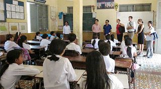 Last year, members from the CDC visited Cambodia to assist with improving helmet observation methodologies