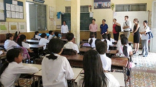 Last year, members from the CDC visited Cambodia to assist with improving helmet observation methodologies