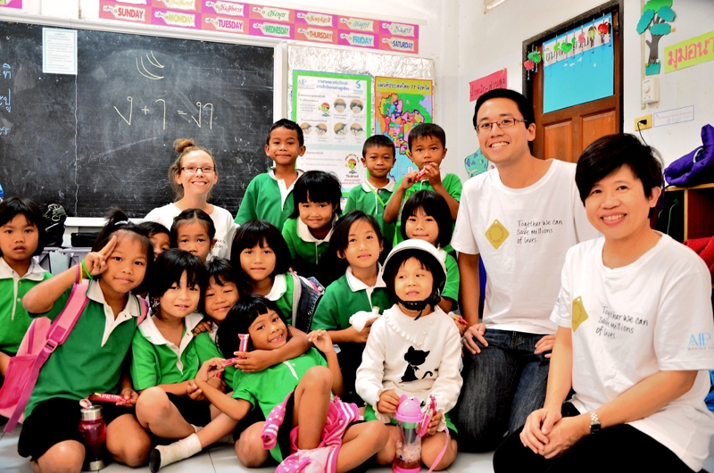 Second extracurricular activities at Wat Prachum Mitr Bumrung School, supported by Solvay
