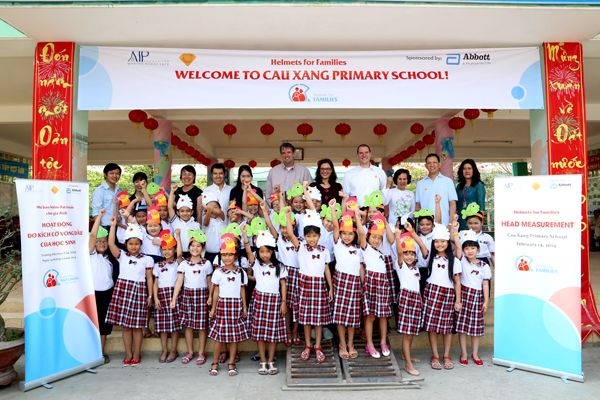 Abbott conducts head measurement for school children in Ho Chi Minh City