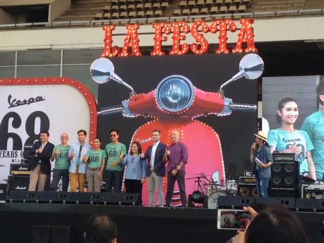 AIP Foundation is introduced to attendees at the VESPA festival on March 14, 2015.
