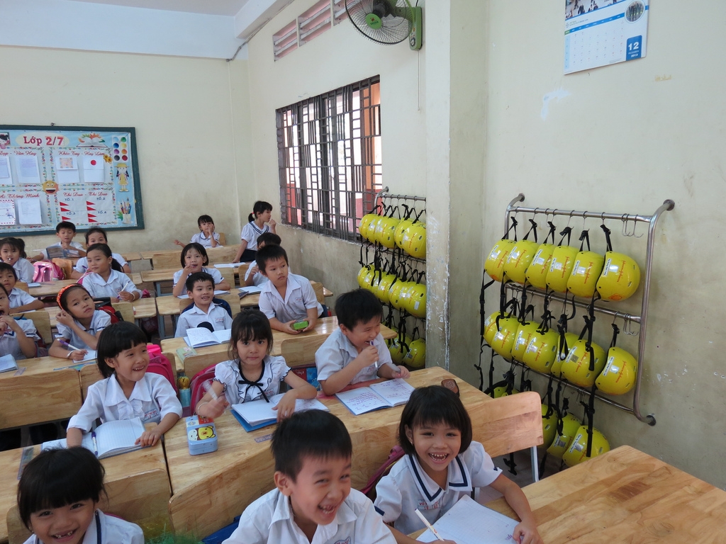 Helmets for Kids year end site visits and workshop held in Dong Nai