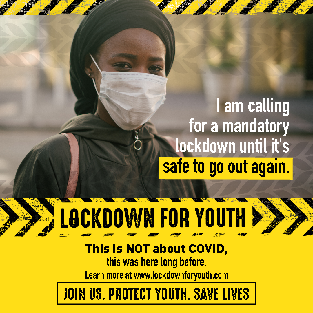 Young people are going on a mandatory lockdown demanding the right to safe roads