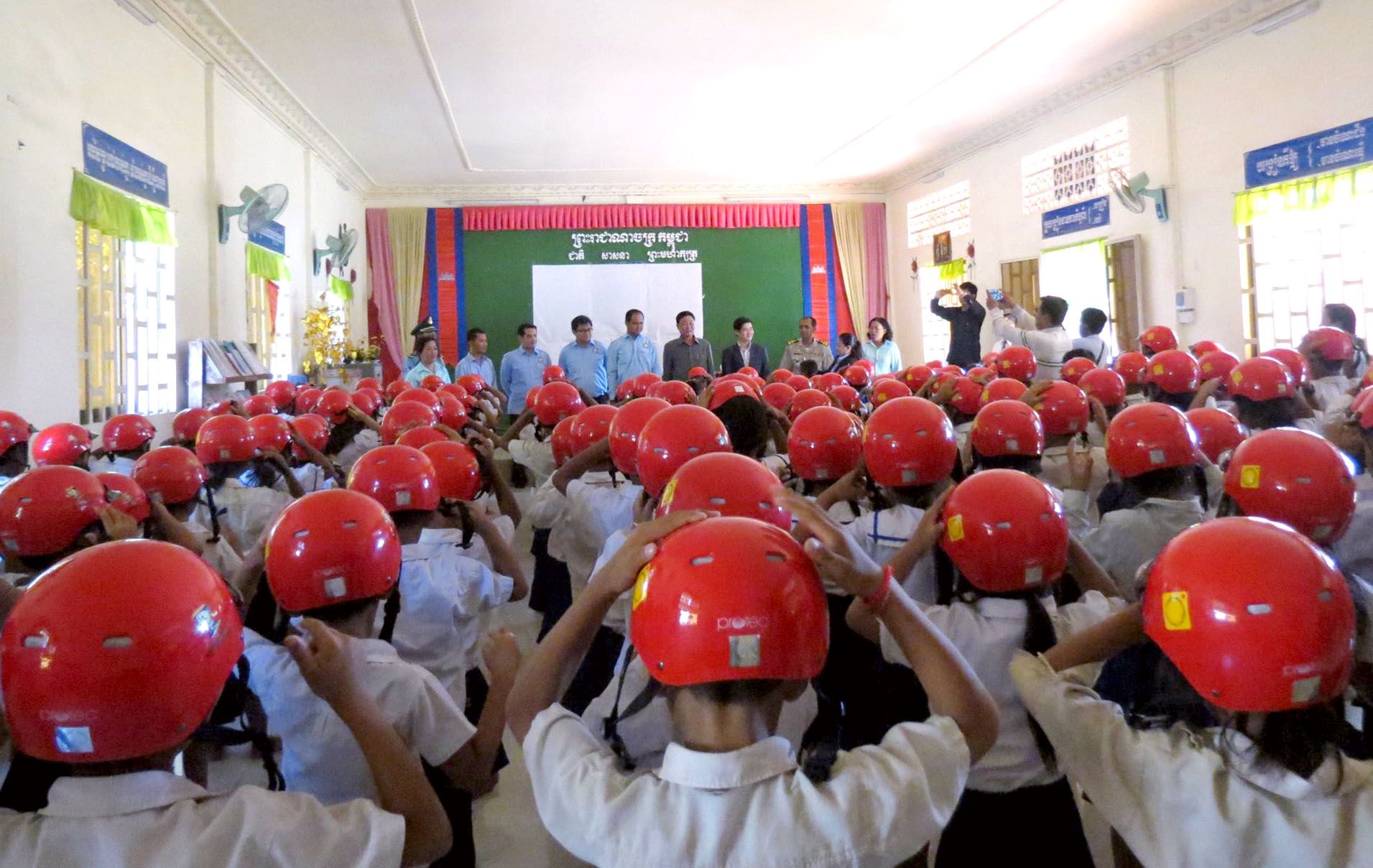 The UPS Foundation Helmets for Kids project continues to protect students