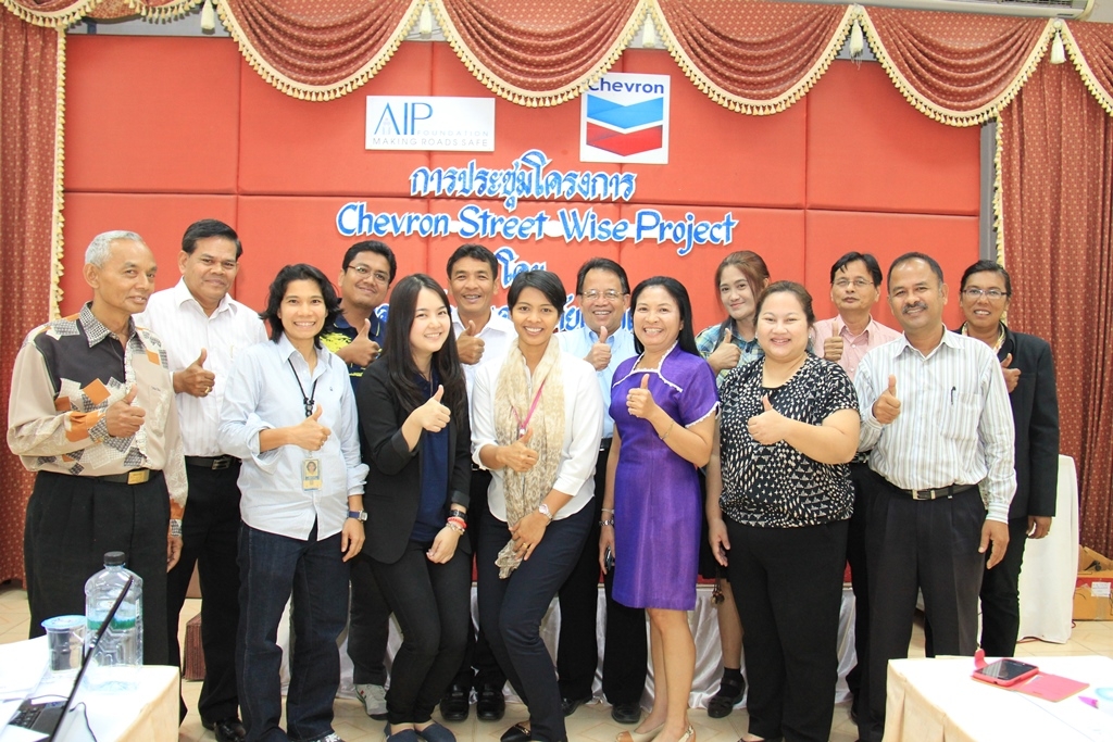 Street Wise aims to improve pedestrian and helmet safety in Songkhla Province, Thailand