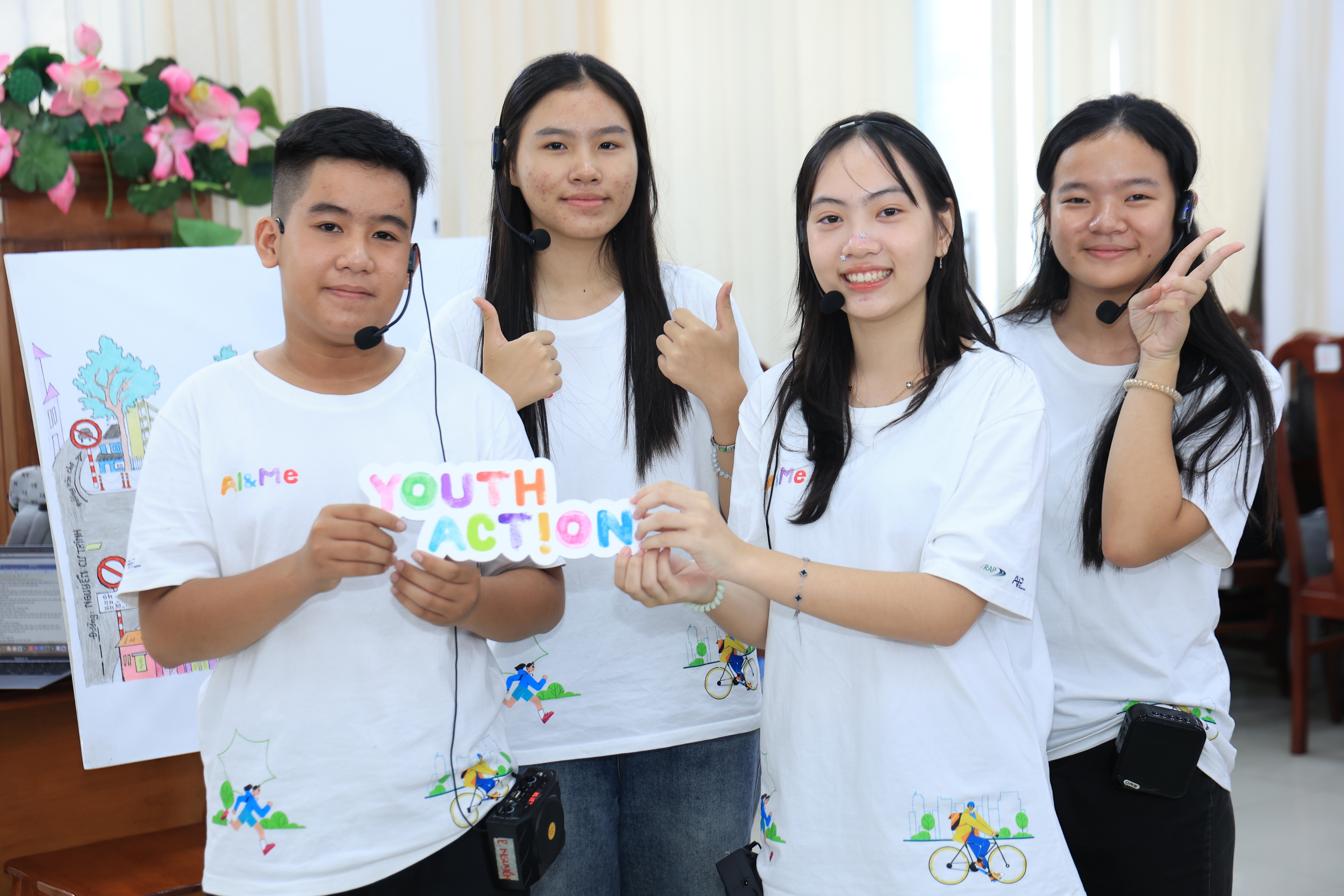 Students enjoyed working together for safer mobility