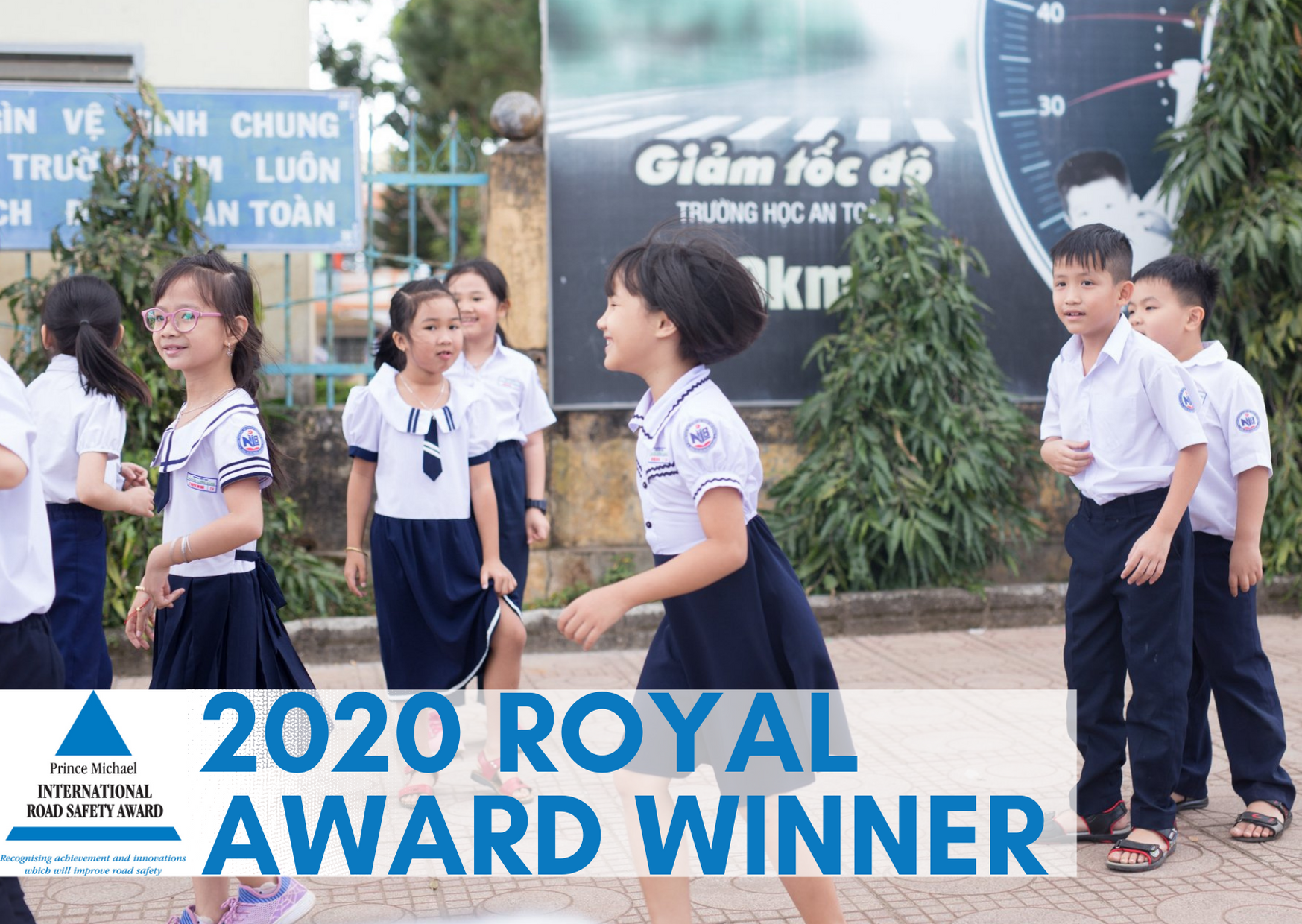 Vietnamese Government wins Prince Michael Road Safety Award for AIP Foundation’s Slow Zones, Safe Zones program