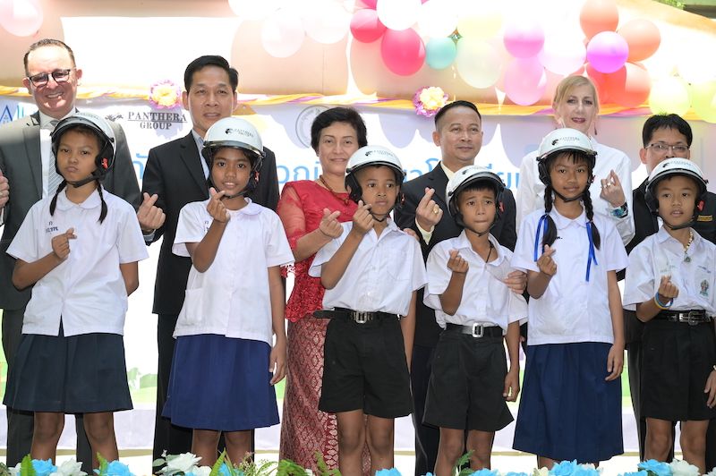 Panthera Group distributes 1,000 high-quality helmets to students in Thailand