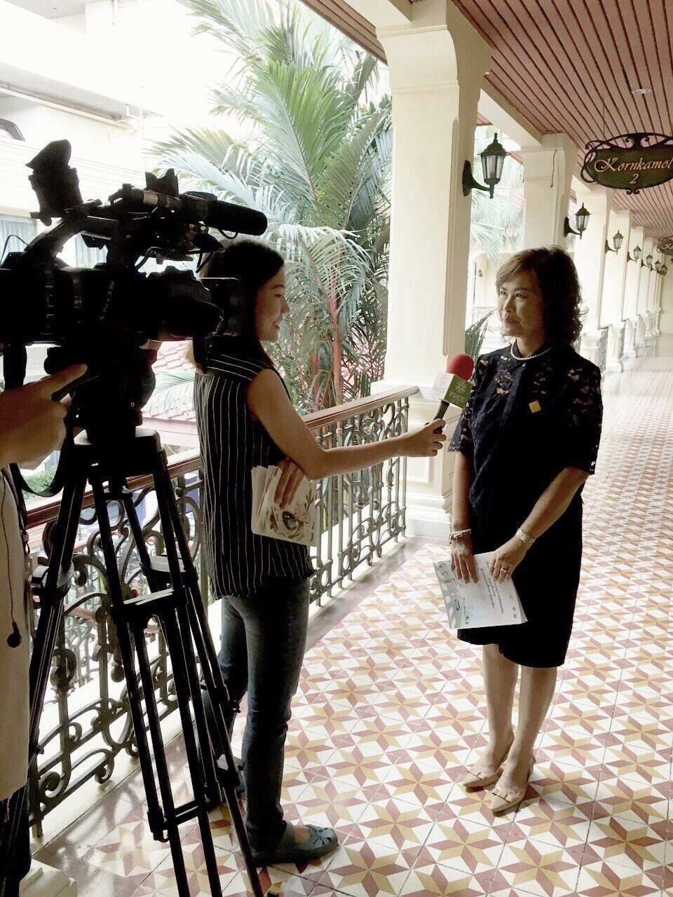 AIP Foundation Thailand Chairperson interviewed by Voice TV