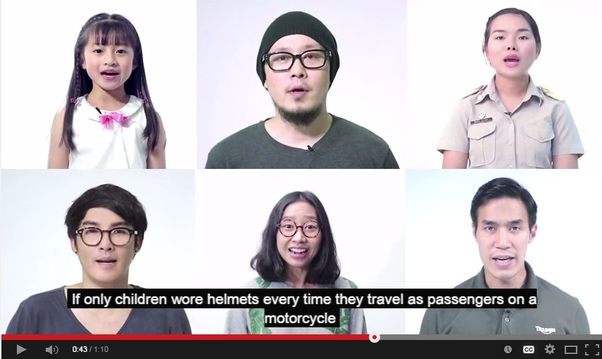 The 7% Project and celebrities promote helmet awareness with new PSA