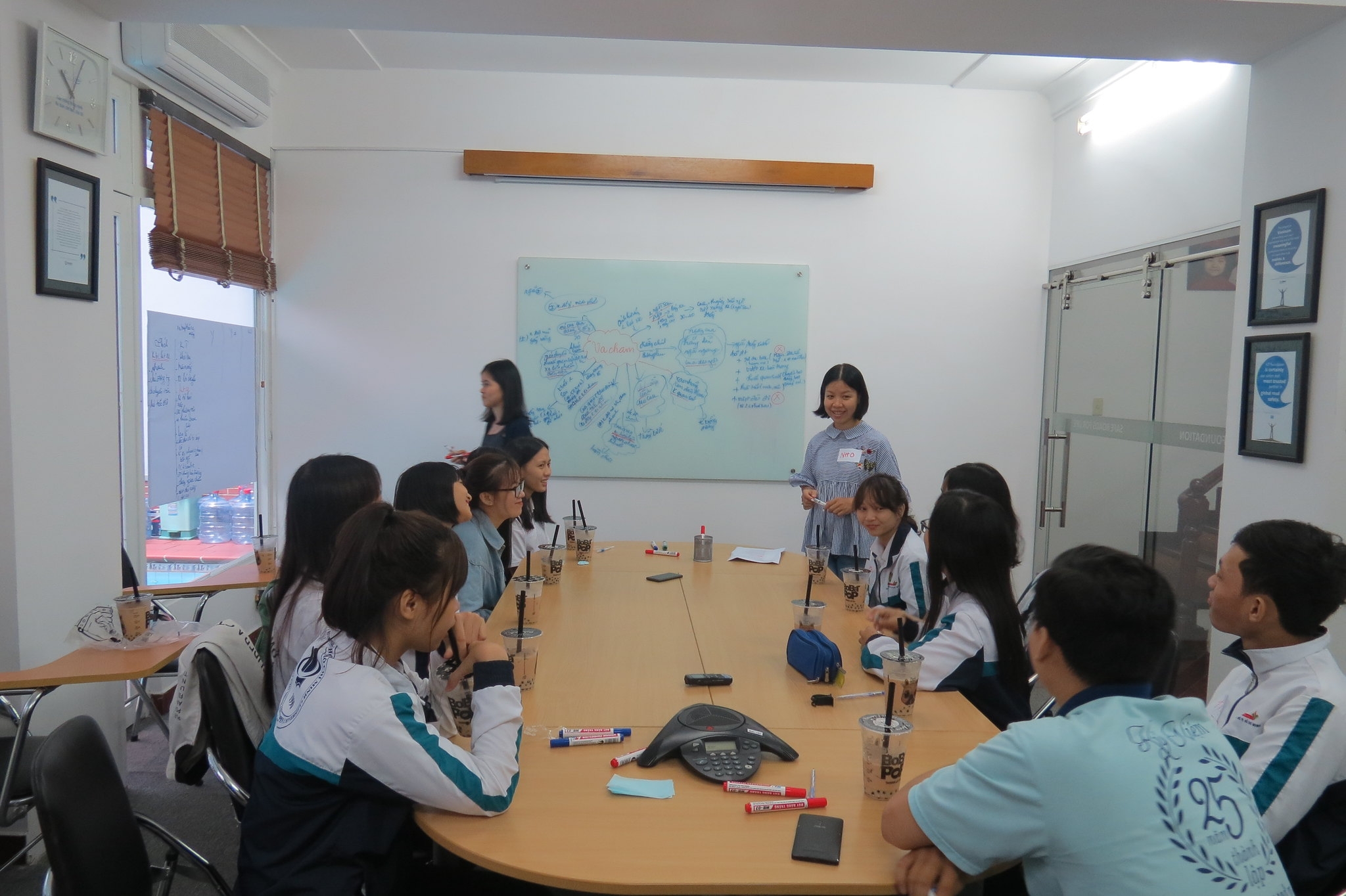 Focus group discussions with university students held in AIP Foundation’s Ho Chi Minh City office.