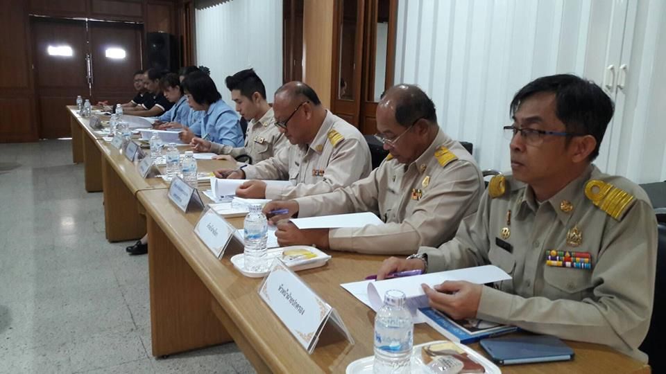 The Yan Nawa District’s Road Safety Operation Center Committee holds their first meeting in 2018.