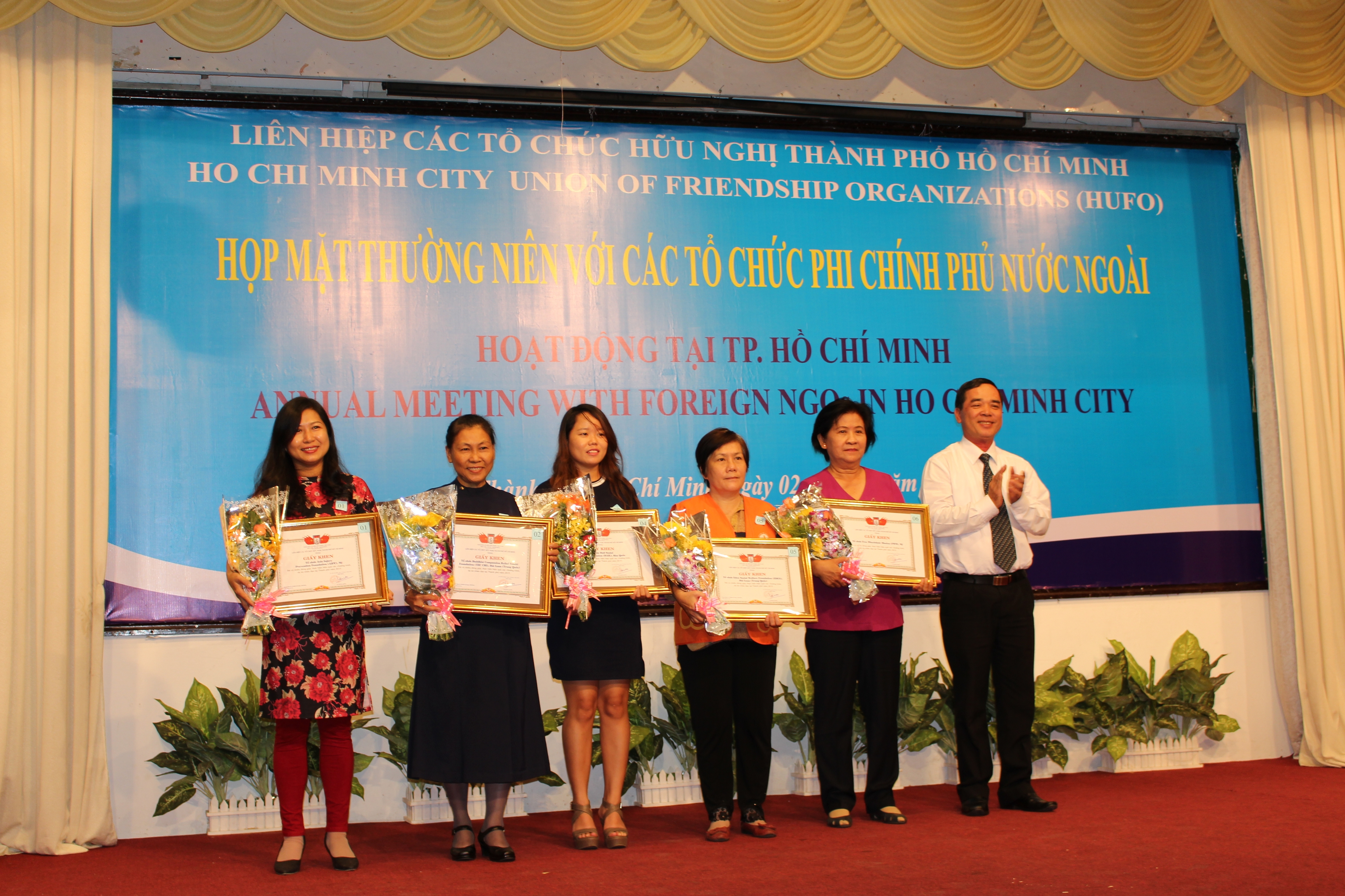 AIP Foundation awarded certificate of merit for their efforts to improve life in Ho Chi Minh City