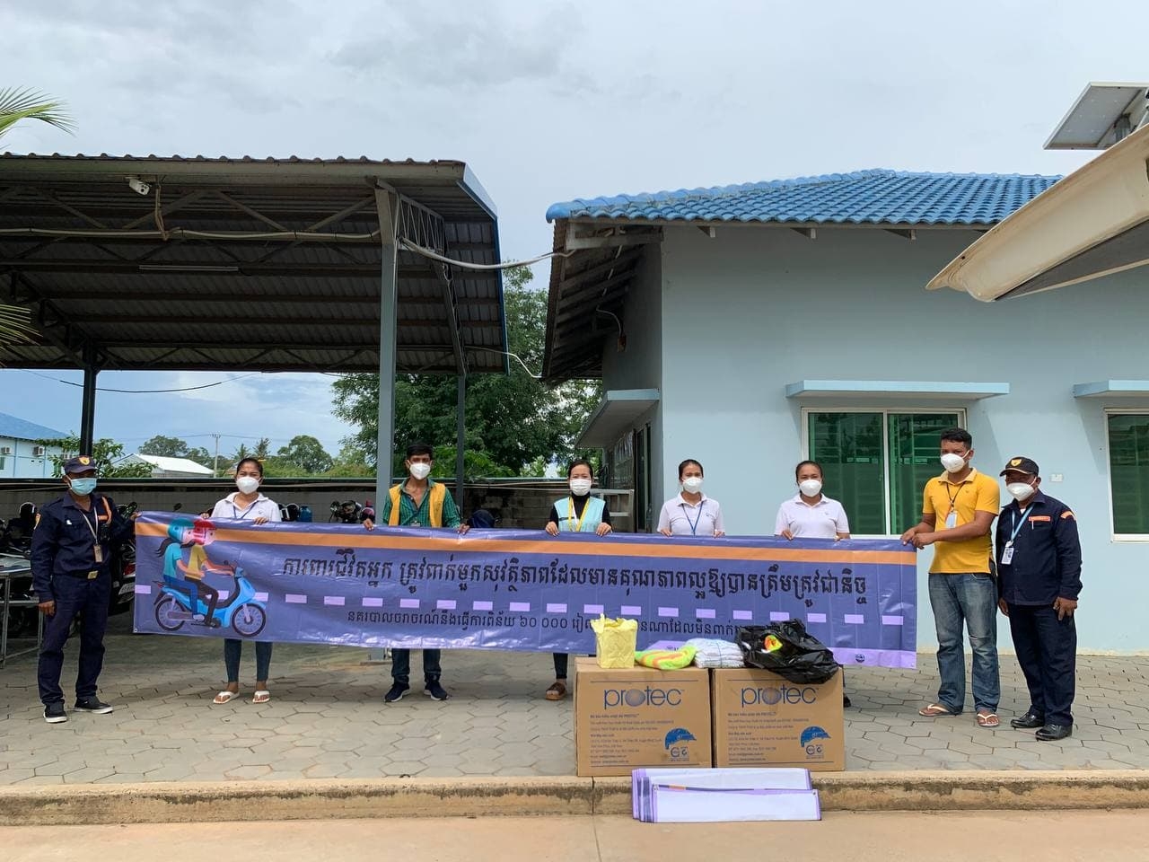 Factory workers in Cambodia receive life-saving education to safeguard their daily commute