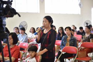 A mother and her daughter reflect on lessons learned from the workshop