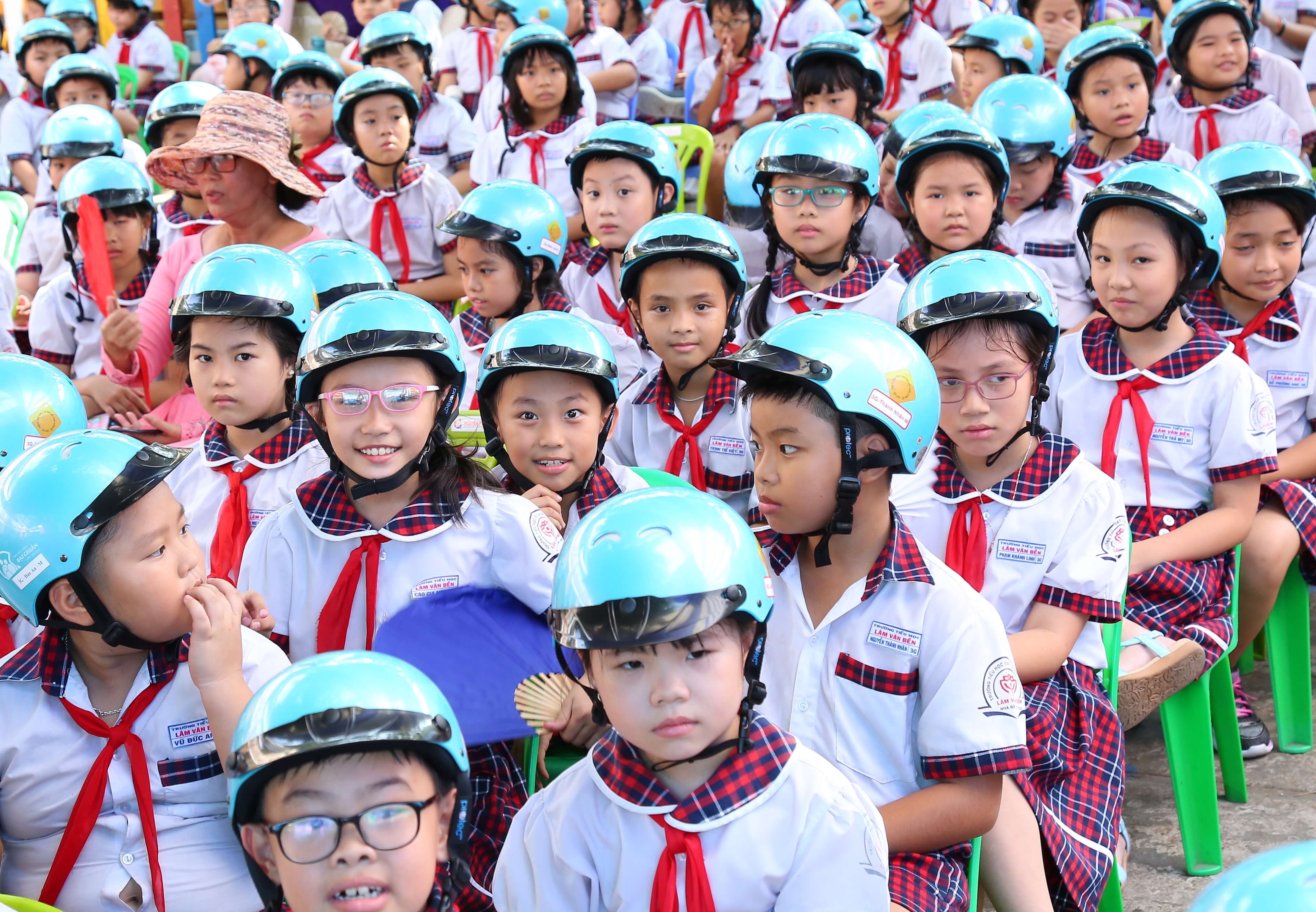 AIP Foundation reflects on 6 months of progress with Helmets for Kids in 10 primary schools in Vietnam
