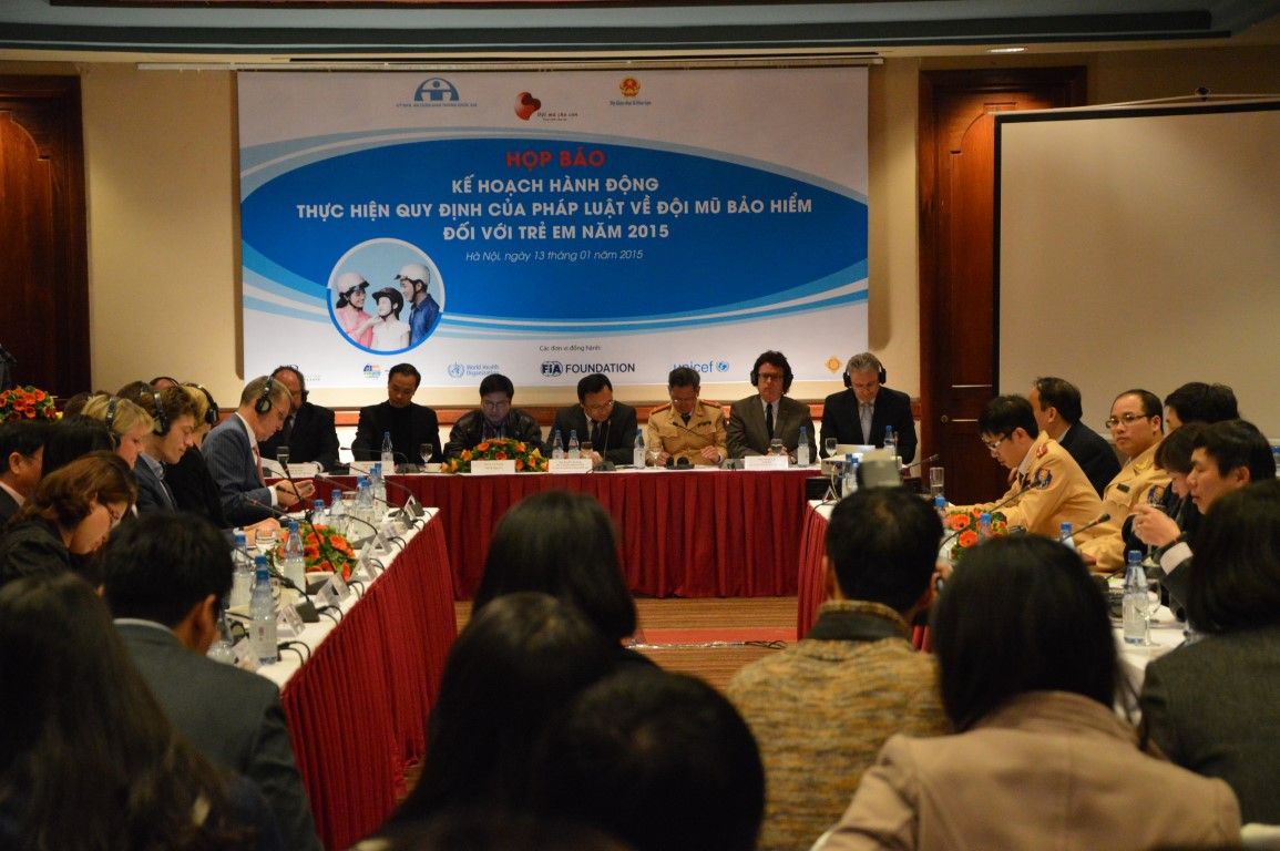 Press conference launches the National Child Helmet Action Plan across Vietnam