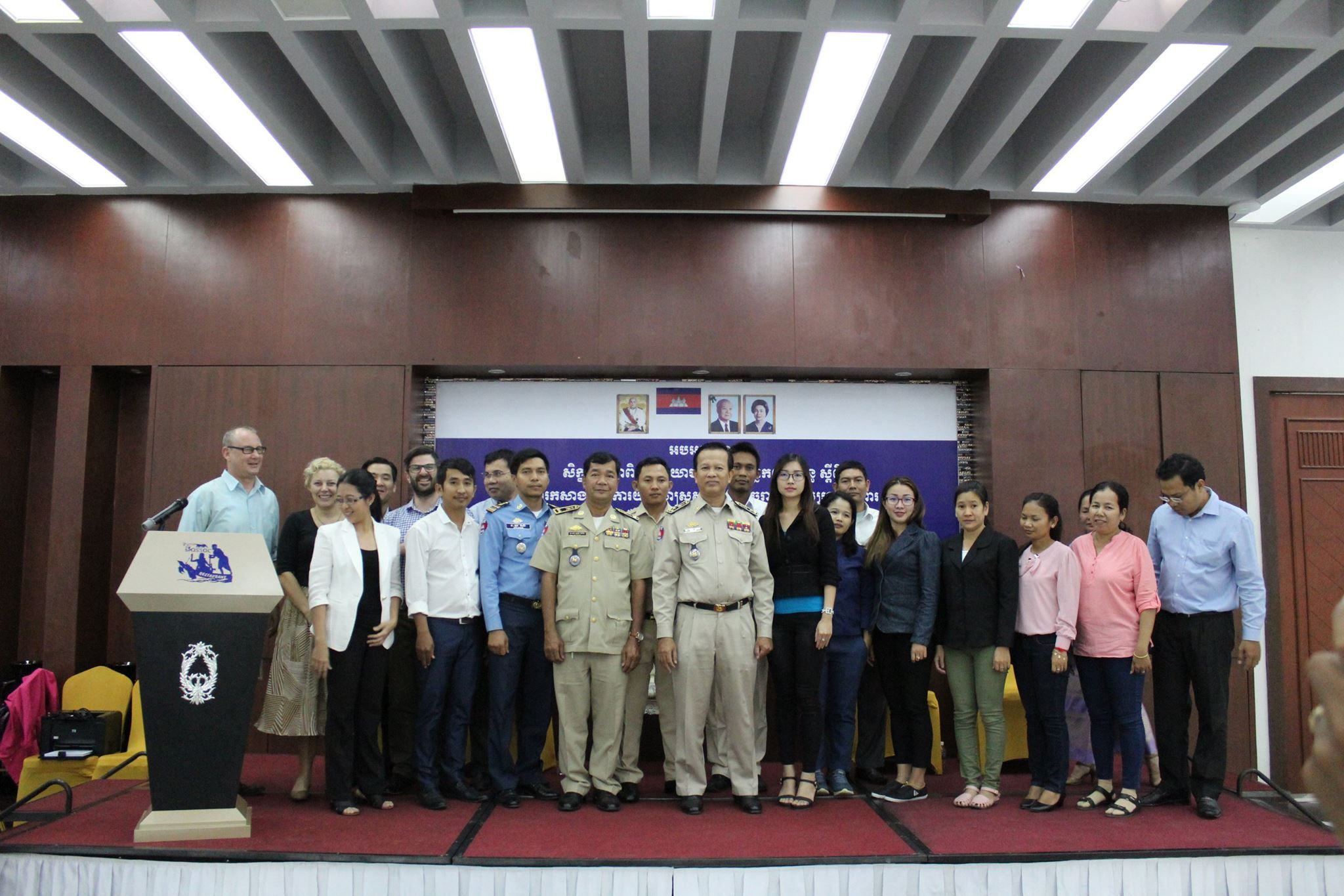 Stakeholders gather to develop a strategy to address transportation safety issues affecting factory workers in Cambodia.