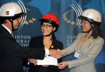 AIP Foundation announces UPS support for Helmets for Kids in SE Asia at Clinton Global Initiative