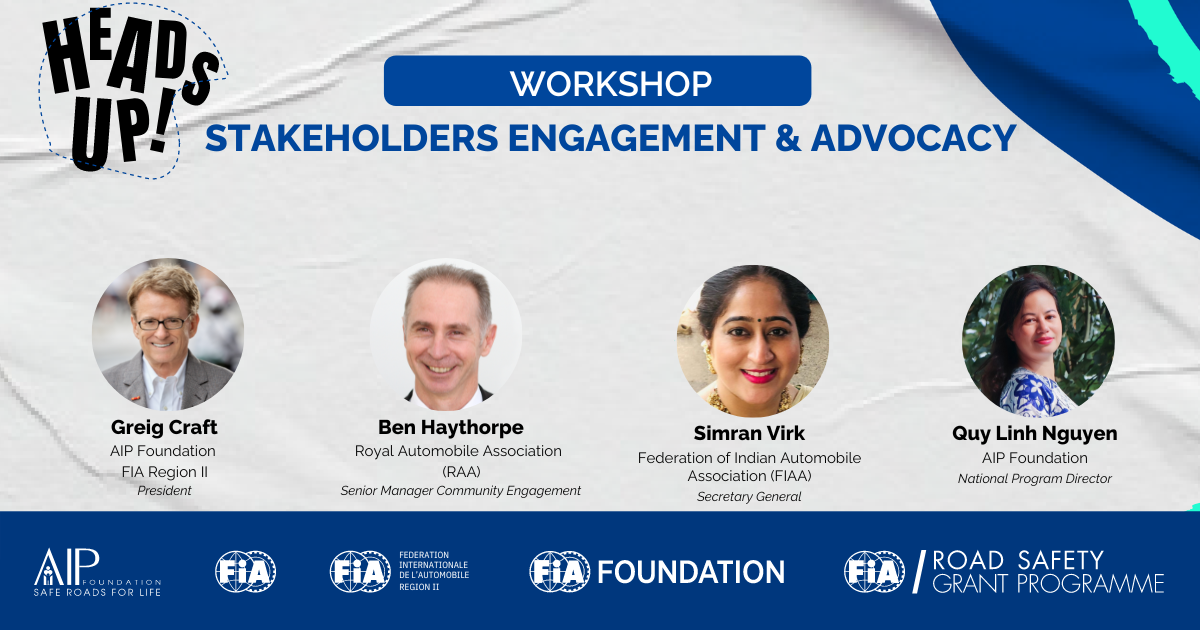 Heads Up! FIA Community workshop encourages everyone to raise their voice for safe and affordable mobility