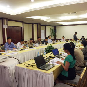 Stakeholders meet to discuss the new television commercial