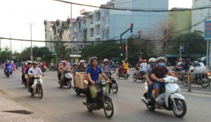 Motorcyclists on a busy street in HCMC. Credit: CDC