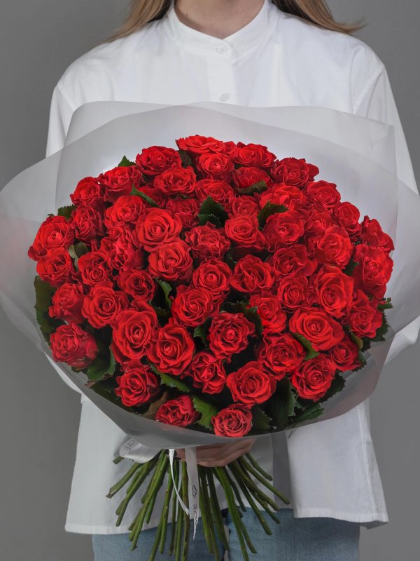 букет из 51 пионовидной розы El'Torro