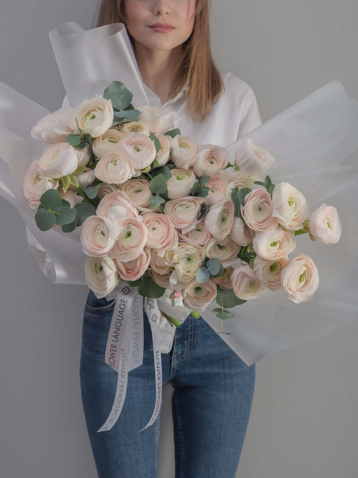 букет из 51 ранункулюса LP