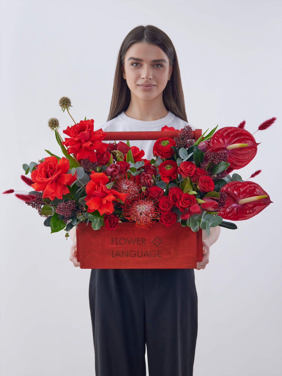 цветочная композиция Valentine