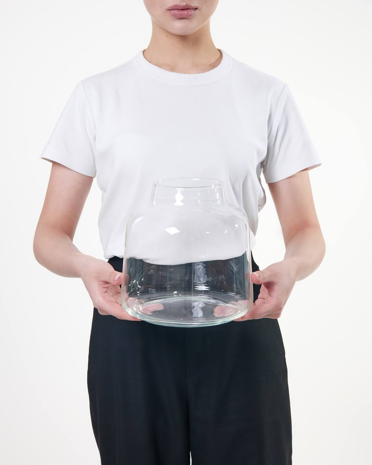 ваза L прозрачная