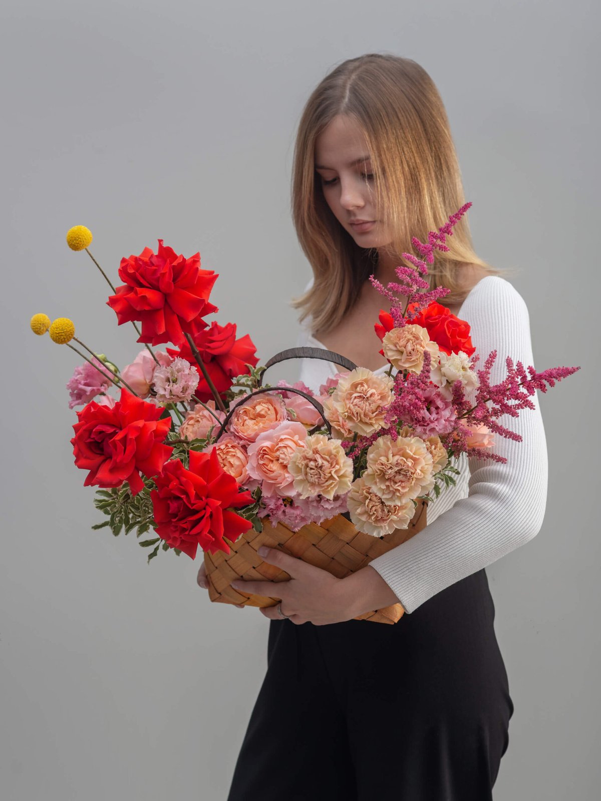 цветочная композиция Kiss