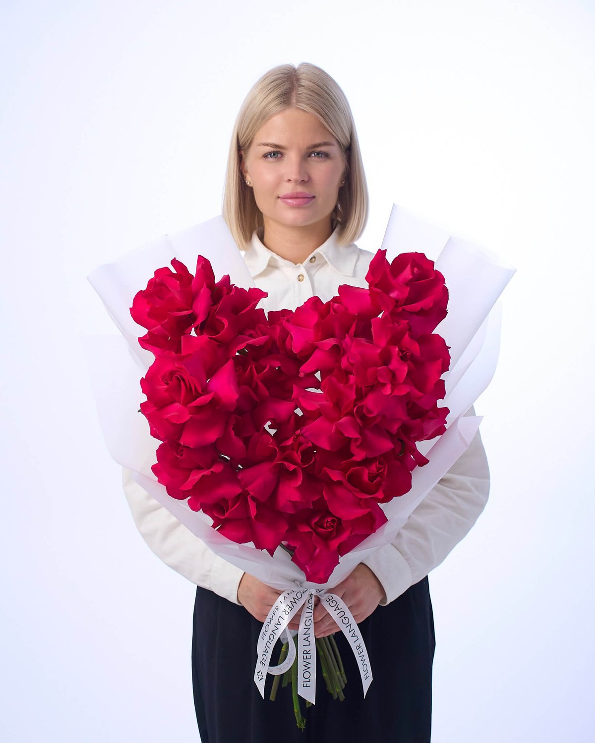 букет из 15 роз Pink Floyd