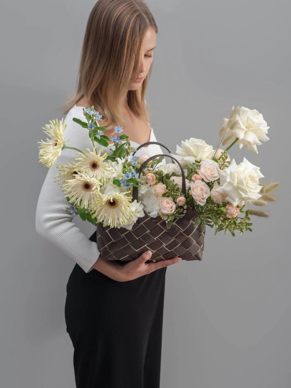 цветочная композиция Cream — вид 2