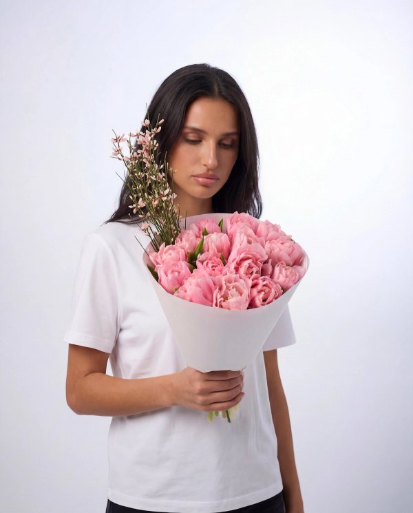 монобукет из тюльпанов Tulip P (15) — вид 2