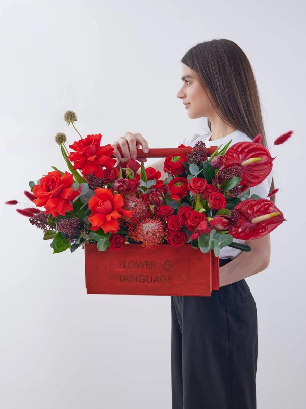 цветочная композиция Valentine — вид 2