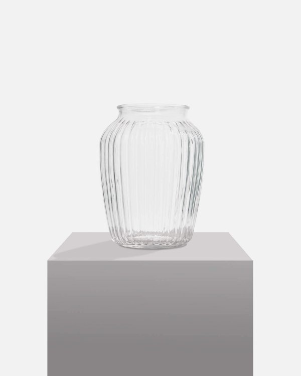 ваза S-M прозрачная