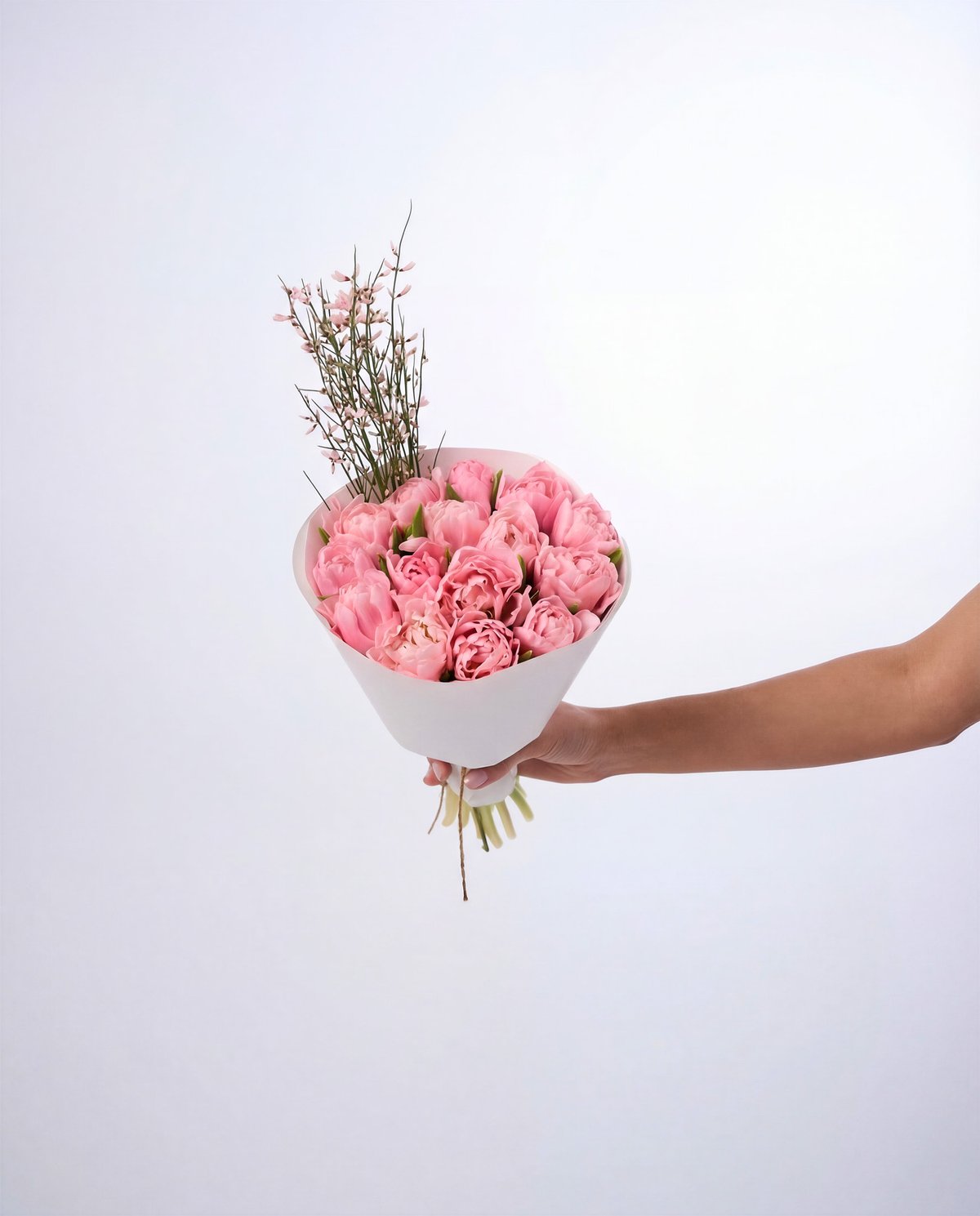 букет из 15 тюльпанов Pink