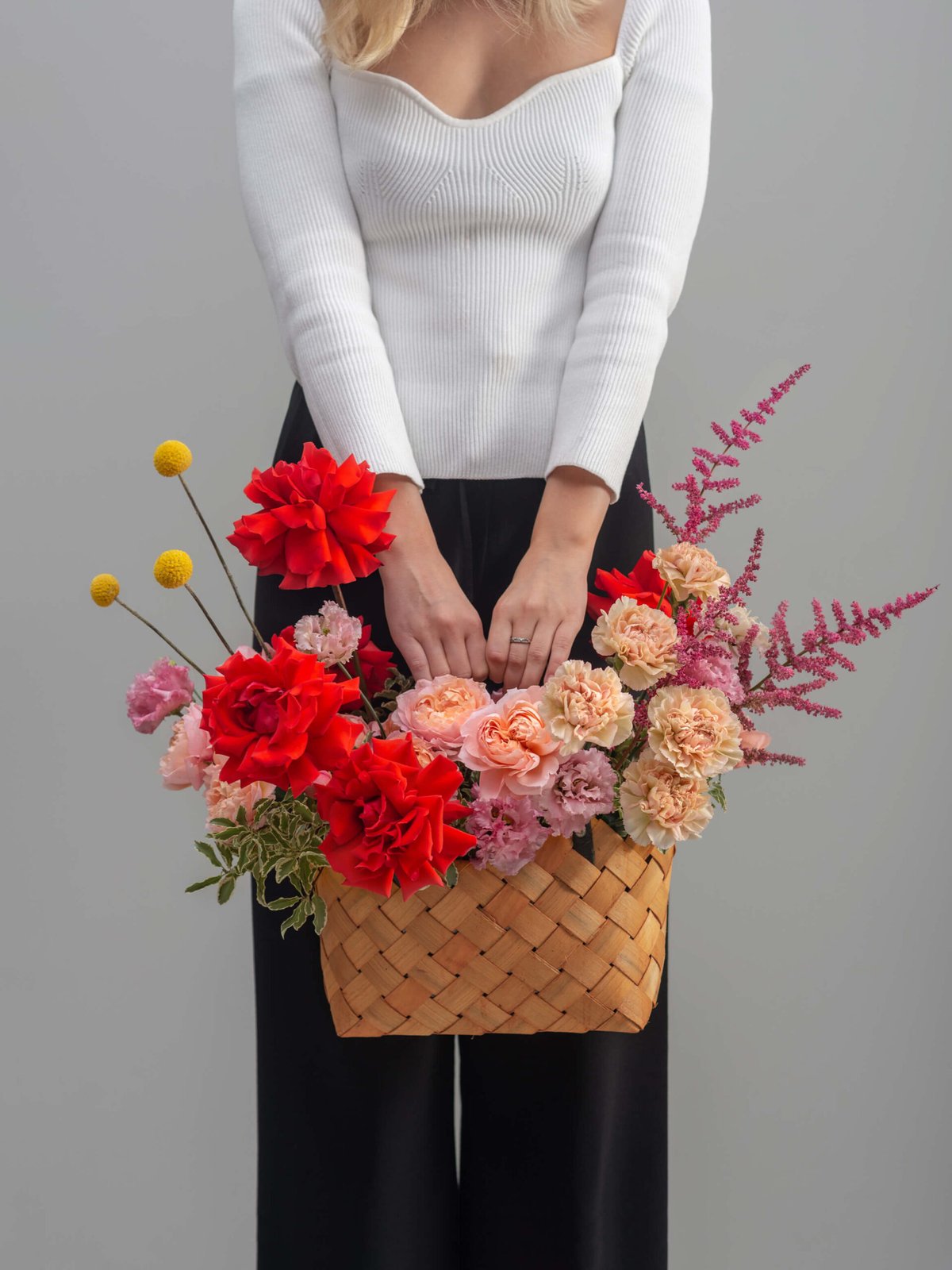 цветочная композиция Kiss