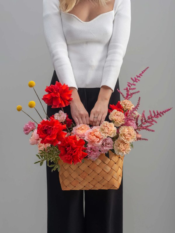 цветочная композиция Kiss — вид 2