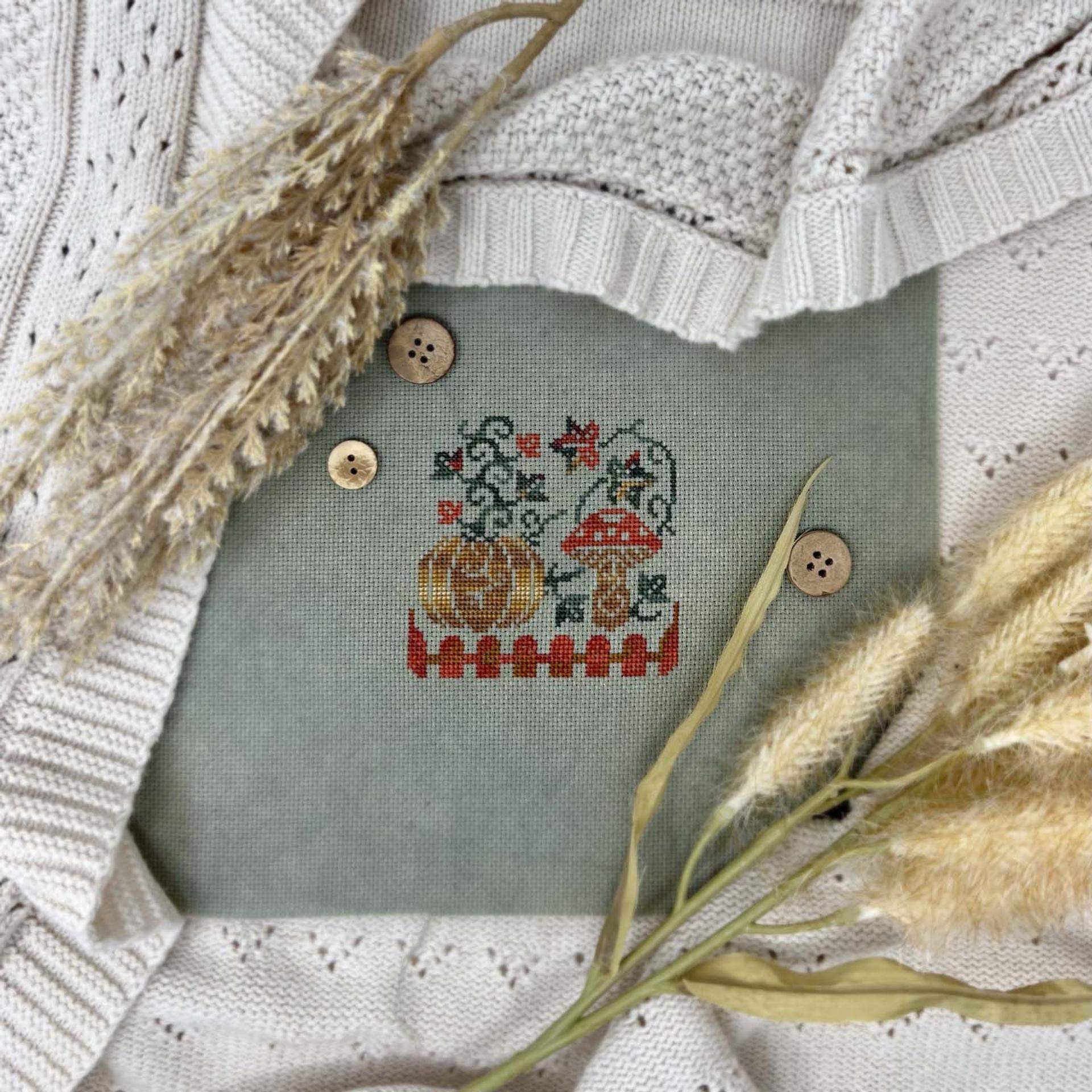 Autumn Garden Cross Stitch Pattern · Wild Violet Cross Stitch