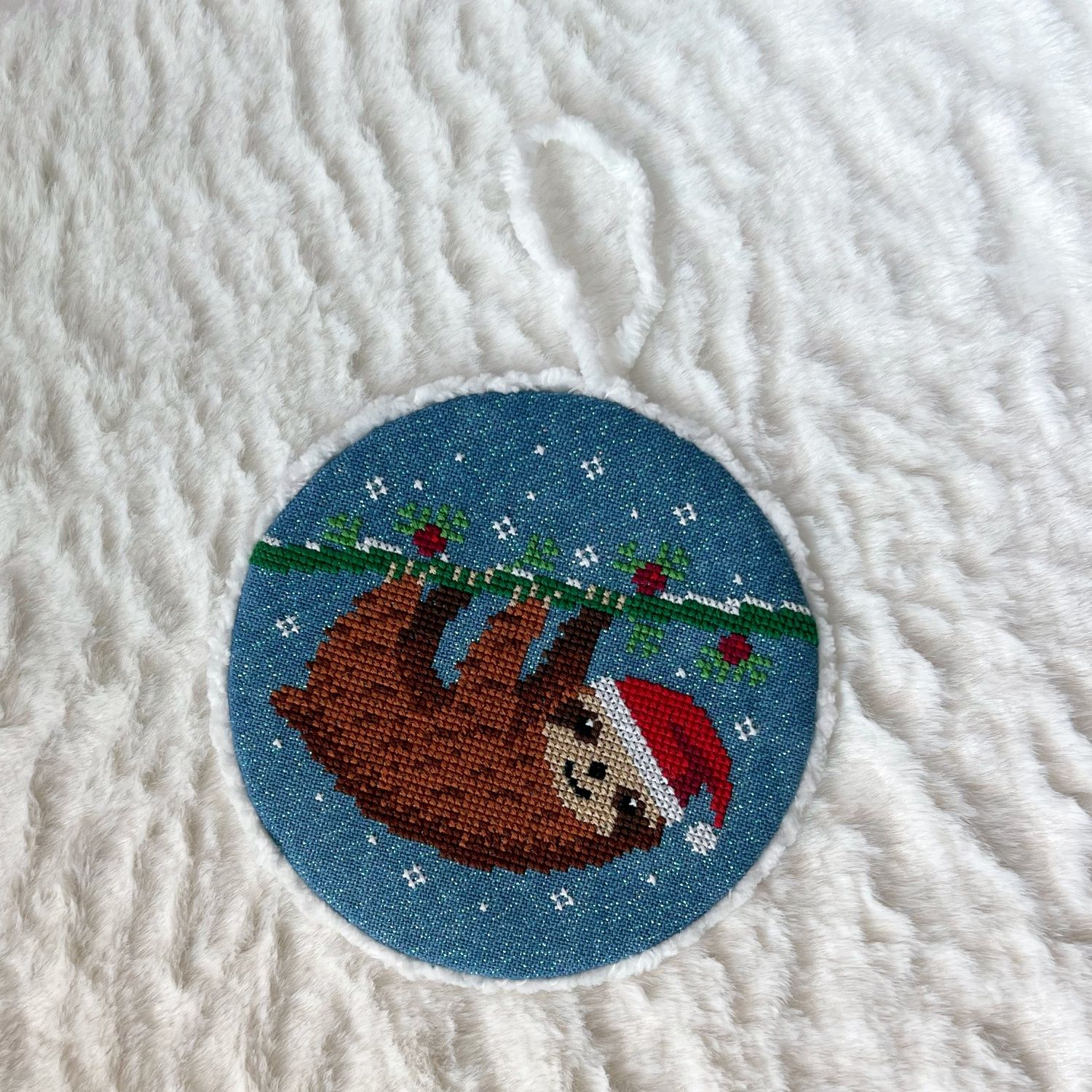 Lazy Santa Cross Stitch Pattern · Wild Violet Cross Stitch