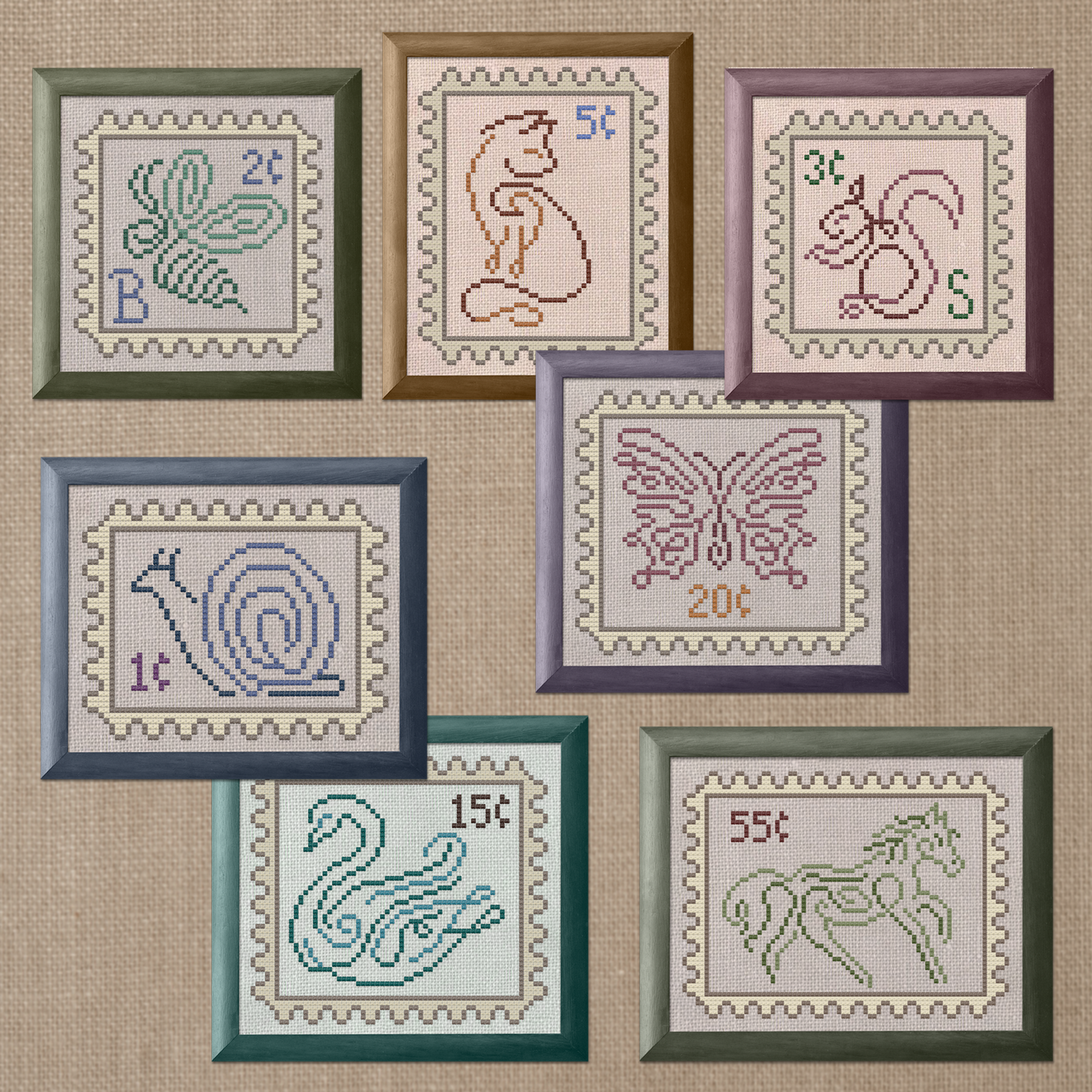 Creature Postage Stamps
