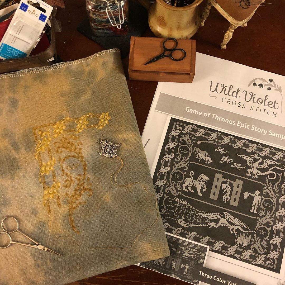 Game of Thrones Sampler Cross Stitch Pattern · Wild Violet Cross