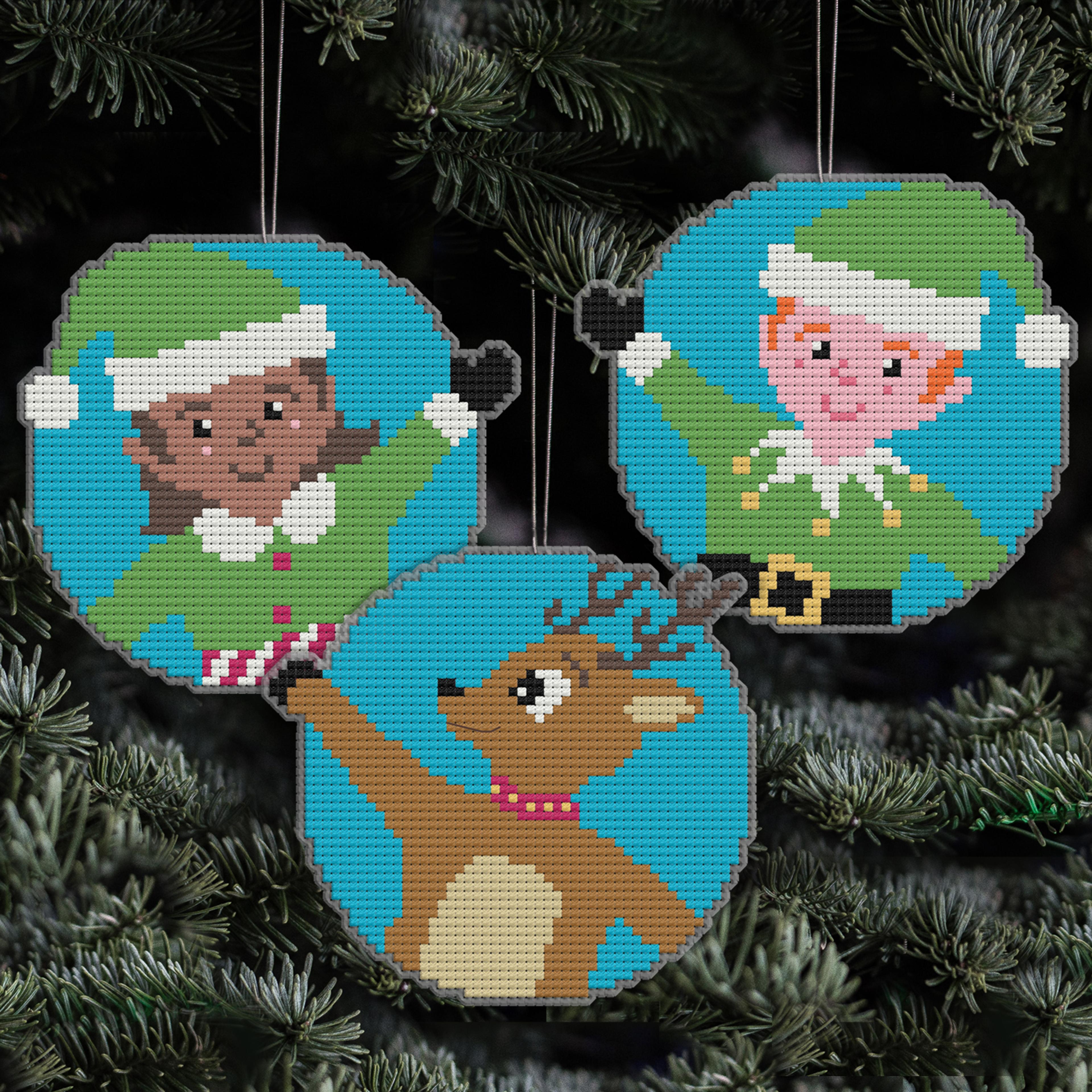 Santa’s Helpers Ornaments