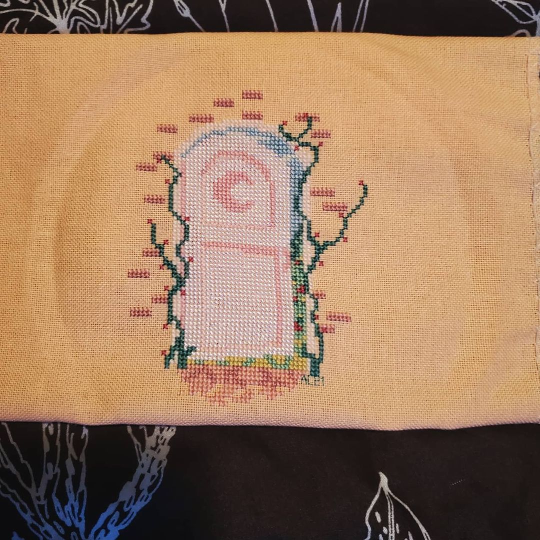 Garden Door Cross Stitch Pattern · Wild Violet Cross Stitch