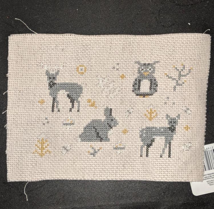 Woodland Creatures Cross Stitch Pattern · Wild Violet Cross Stitch