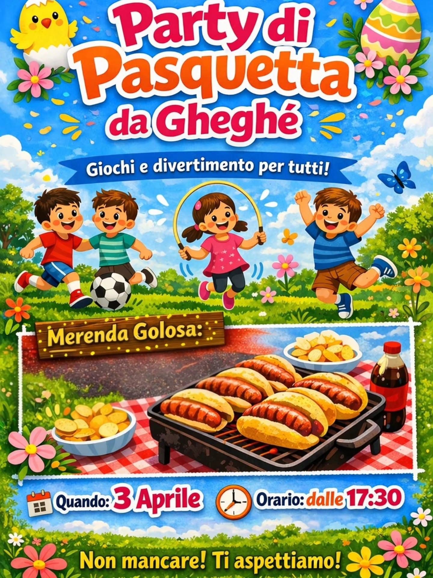 Festa per bambini | Party a tema Pasquetta da Gheghè