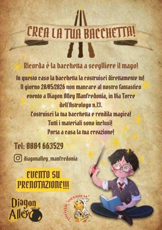 Crea la tua bacchetta | Laboratorio creativo Harry Potter