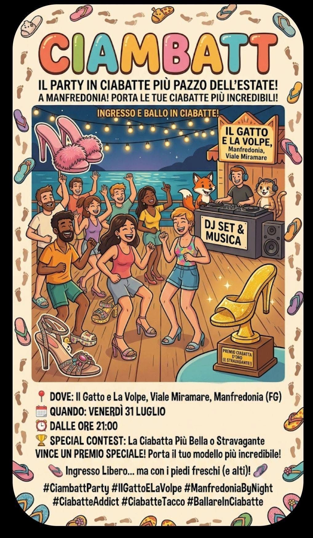 Ciambatt – Il party in ciabatte